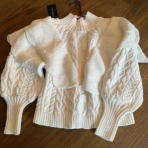 Knit Ruffle Sweater